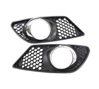Car Front Bumper Grill 2pcs Car Front Bumper Fog Light Lamp Cover A2048850353 A2048850253 For Benz For C-Class For W204 2008 2009 2010 Radiator Grilles