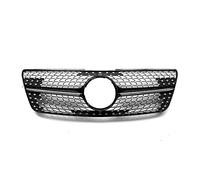 Car Front Bumper Grill Car Front Bumper Grille Mesh Hood Mesh For Benz For AMG For W164 For ML350 For ML500 For ML63 2009 2010 2011 2012 Radiator Grilles(Black)