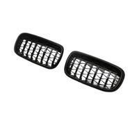 Car Front Bumper Grill Car Front Grill Mask Cover Trims Front Hood Grills For BMW For X5 For F15 For F16 2014 2015 2016 2017 2018 Radiator Grilles(Bright black grille)
