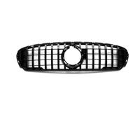 Car Front Bumper Grill Car Front Grille Upper Bumper Hood Mesh For Benz For Facelift For GLC Class For Sport For X253 2020 2021 2022 2023 Radiator Grilles(Black)
