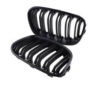 Car Front Bumper Grill Grille Grilles For BMW 1 Series F20 F21 2012 2013 2014 Kidney Grilles Grill,Double-Matte Black