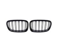 Car Front Bumper Grill Grille Grilles For BMW 1 Series F20 F21 2012 2013 2014 Kidney Grilles Grill,Double Line-Black