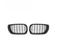 Car Front Bumper Grill Grille Grilles For BMW E46 4-Door Saloon 2002 2003 2004 2005 Kidney Grilles Grill,Double Line Carbon