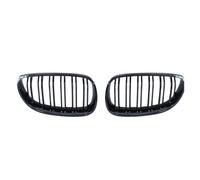 Car Front Bumper Grill Grille Grilles For BMW E60 E61 5 Series 2003-2009 Kidney Grilles Grill,Double Line Black