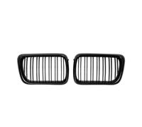 Car Front Bumper Grill Grille Grilles For BMW M3 96-99 Kidney Grilles Grill,Double-Glossy Black
