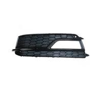 Car Front Bumper Grille Fog Light Grilles Cover Frame Trim Lid Bezel Compatible Compatible For Audi A5 S-Lines S5 2013 2014 2015 2016 8T0807681K(Black-Left)