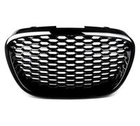 Car Front Bumper Grille For Seat For Leon MK2 1P For Altea For Toledo Mk3 2004-2009 Front Bumper Car Grille Mesh Honeycomb Badgeless(Glossy Black)