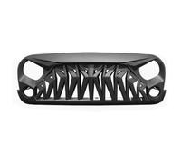 Car Front Bumper Grilles For Jeep For Wrangler JK 2008-2017 | Kidney Grilles Hood Body Kit Racing Grills Splitter Spoiler Air Intake Grille Vent Cover
