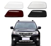 Car Front Bumper Headlight Washer Cover for Subaru Forester 2009-2012,Headlamp Jet Spray Cap,Left/Right,A-Silver-Right