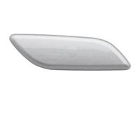 Car Front Bumper Headlight Washer Spray Nozzle Cover Lid for Mazda 6 Atenza 2014 2015 2016 Painted Headlamp Cleaner Jet Cap Trim Suv Cargo Privacy Shield(BLACK Silver RH)