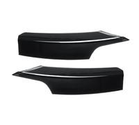 Car Front Bumper Lip 1 Pair Car Front Bumper Lip Splitter Canards Spoiler Fog Lamp Eyebrow Frame Cover Grille For BMW F30 F31 Sport 2012-2019 Spoiler(Type B-Glossy Black)