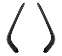 Car Front Bumper Lip 1Pair Car Front Bumper Lip Splitter Side Air Vent Intake Fog Lamp Frame Eyebrow Trim For VW For Passat B8 For Line 2016-2019 Spoiler(Gloss Black)