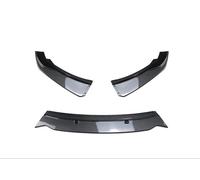 Car Front Bumper Lip Body Kit For BMW 1 For Series F20 F21 2015-2019 Front Lip Spoiler Splitter Direct Fit ABS Material Body Kit Glossy Black(Carbon fiber texture)