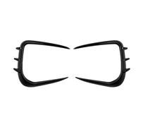 Car Front Bumper Lip Body Kit For VW For ID.3 2019 2020 2021 2022 Carbon Look Black Front Bumper Side Air Vent Trim(Glossy Black)