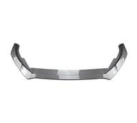 Car Front Bumper Lip Canards Splitter, Compatible for Focus MK4 ST Line 2019 2020 2021 2022 Spoiler Tuning Body Kits ABS Gloss Black(Carbon look)