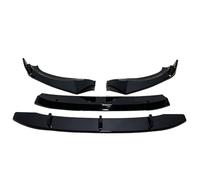 Car Front Bumper Lip Decoration For BMW For X3 G01 & For X4 G02 M40i M40d Pack Sport 2017-2021 4Pcs Front Bumper Splitter Lip Diffuser Spoiler Black Guard Cover Kit(Carbon Look)