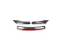 Car Front Bumper Lip For A3 For A4 For A6 For Q3 S3 S4 S6 B6 B7 B8 .5 Sedan Front Bumper Lip Chin Spoiler Splitter Diffuser Bodykit Universal auto Fronts Bumpers Spoiler Lips(Carbon Red)