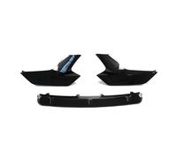 Car Front Bumper Lip For BMW For M2 For F87 For M2 For Competition 2016-2020 3PCS Car Front Bumper Lip Spoiler Diffuser Front Bumper Lip(Glossy Black)