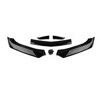 Car Front Bumper Lip For Chevrolet For Camaro SS 2016-2024 LS LT RS 2019-2024 Car Front Bumper Lip Spoiler Splitter Lip Diffuser Bumper Guard Apron Front Shovel(Glossy Black)