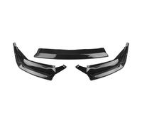 Car Front Bumper Lip For Civic 10th Gen Si Hatchback 2017-2021 Car Front Bumper Spoiler Lip Lower Guard Plate Splitter Blade W/Signal Light auto Fronts Bumpers Spoiler Lips(Carbon Fiber Look)