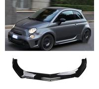 Car Front Bumper Lip For Fiat 500 595 Abarth,ABS Body Spoiler Splitter Kit