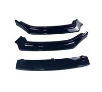 Car Front Bumper Lip For Fiat Punto EVO 2010-2012 Car Front Bumper Lip Spoiler Splitter 3Pcs Gloss Black Chin Bodykit Trims auto Fronts Lips