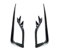 Car Front Bumper Lip For Vw For Golf 7.5 MK7.5 2017-2020 Front Fog Lamp Cover Trims Bumper Fog Light Grilles Frame Eyebrow Eyelid Sticker Kits Spoiler(Carbon Look)