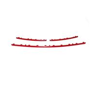 Car Front Bumper Lip For VW For Transporter T6 2016-2019 3Pcs Front Front Bumper Lower Radiator Grille Mesh Trims Insert Decoration Car Accessories Front Splitter(Red)
