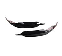 Car Front Bumper Lip Front Bumper Splitter Lip Foglamp Cover For BMW E90 E91 335i 335d 330d 330i 325i 320d Basic 2005-2012 Bodykits Spoiler(05-08 Gloss Black)