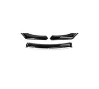 Car Front Bumper Lip Splitter For A3 For A4 For A6 For Q3 S3 S4 S6 B6 B7 B8 B8.5 Accessories Front Bumper Lip Chin Spoiler Splitter Kit(Black White)