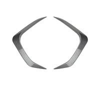 Car Front Bumper Lip Splitter Side Air Vent Intake Fog Lamp Frame Spoiler For X1 U11 IX1 For M-Sport 2023 2024 Gloss Black ABS(Carbon Look)