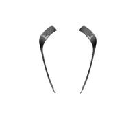 Car Front Bumper Lip Splitter Spoiler Canard Air Knife Decorate For Mercedes For Benz For A-Class W176 2013-2015 AMG Pre Sport Edition Front Spoilers(Front Wing Knife 2)