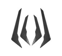 Car Front Bumper Lip Splitter Spoiler for Audi Q5 FY Sline 2020-2024 - Canards Kit with Diffuser Valence Front Lip Fin Side Canard Splitters,Carbon fiber