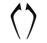 Car Front Bumper Lip Splitter Spoiler for Ford Fiesta ST MK6 2012-2017 - Canards Kit with Diffuser Valence Front Lip Fin Side Canard Splitters,Bright black