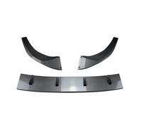 Car Front Bumper Lip Splitter Spoiler Splitter For VW For Golf 8 MK8 For GTI For 2020-2023 Canard Lip Trim Carbon Look Car Front Bumper Spoiler(Carbon Look)
