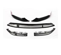 Car Front Bumper Lip Spoiler Diffuser Body Kit Splitter Compatible With BMW 5 Series G30 G31 M-Tech M Sport 2017-2020 4PCS Tuning Parts(Glossy Black)