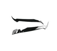 Car Front Bumper Lip Spoiler For Chevrolet For Corvette C8 Stingray Z51 2020 2021 2022 2023 2024 Front Bumper Canard Wings Splitter Fins A Pair Body Kit Car Diffuser(Glossy Black)