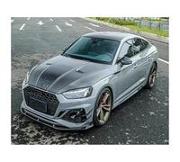 Car Front Bumper Lip Spoiler For RS5 B9.5 2020 2021 2022 2023 Carbon Fiber Front Bumper Lip Rear Diffuser Spoiler Tuyere Cover Full Body Kit Refits Diffuser(Rear Diffuser)