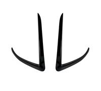 Car Front Bumper Lip Spoiler For Tesla For Model 3 For Y 2017-2023 Front Bumper Fog Lamp Car Trim Cover Light Eyebrow(Model Y Carbon Look)