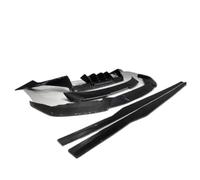 Car Front Bumper Lip Spoiler Real Dry Carbon Bumper Front Lip Rear Trunk Diffuse Side Skirt R44 Full Body Kit For BMW G87 For M2 2023 2024 Diffuser(Body kit D)