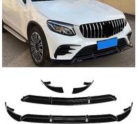 Car Front Bumper Lip Spoiler Splitter for Benz GLC X253 2016-2019, Front ABS Spoiler Diffuser Protector Front Splitter Bumper Lip