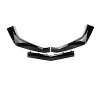 Car Front Bumper Lip Spoiler Splitter For Chevrolet For Corvette For C7 2014 2015 2016 2017 2018 2019 Car Lip Splitter Spoiler Front(Glossy Black)