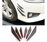 Car Front Bumper Lip Spoiler Splitter for Suzuki Kizashi Jimny Ignis Vitara Grand Ciaz Alivio SX4 Swift S-Cross, Body Kit Decorative Diffuser Protection Spoiler,A/Black
