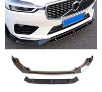 Car Front Bumper Lip Spoiler Splitter for Volvo Xc60 2018 2019 2020, Body Splitter Kit Front Spoilers Car Bumper Protector Tuning Accessories
