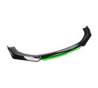 Car Front Bumper Lip Spoiler Splitter for VW Caddy 2010-2015, Front Shovel Body kit Spoiler,E-Black green
