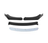 Car Front Bumper Lip Universal Car Front Bumper Lip Body Kit Spoiler Splitter Diffuser 4PCS Red White Carbon Fiber Canard ABS Plastic auto Fronts Bumpers Spoiler Lips(Matte White)