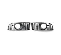 Car Front Bumper Lower Fog Light Lamps Grilles Grille Replacement Compatible For BMW 3-Series E90 E91 E92 E93 2006-2011(With holes)