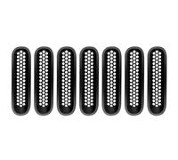 Car Front Bumper Racing Grills Compatible With Jeep For JK For Wrangler 2007 2008 2009 2010 2011 2012 2013 2014 2015 2016 2017 Front Grille