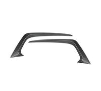 Car Front Bumper Side Splitter Spoiler Decoration Trim For Fiesta ST MK6 For B-Max 2012 2013 2014 2015 2016 2017 Accessories(Carbon Fiber Black)