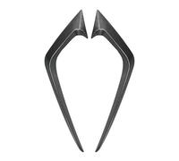 Car Front Bumper Side Splitter Spoiler Decoration Trim For Ford For Fiesta ST MK6 For B-Max 2012 2013 2014 2015 2016 2017(Carbon Fiber Black)